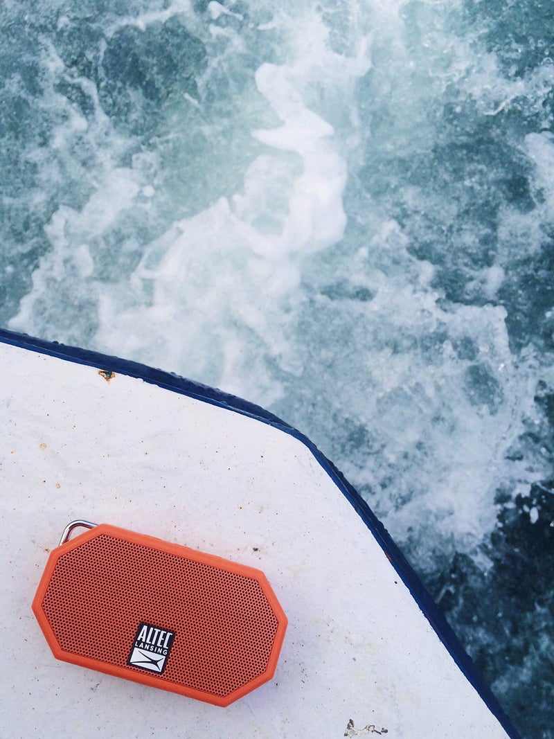 Altec Lansing Mini H2O - Waterproof Bluetooth Speaker, IP67 Certified & Floats in Water, Compact & Portable Speaker for Hiking, Camping, Pool, and Beach, Red - Image 3